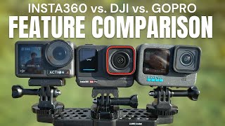 Insta360 Ace Pro Comparison vs Osmo Action 4 and GoPro Hero 12 [upl. by Ahsined590]