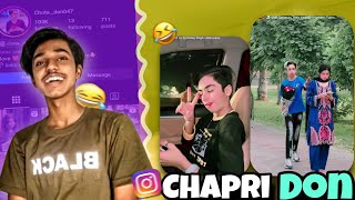 INSTAGRAM CHAPRI CHOTA DON IN PAKISTAN ROAST 😅 BILLE KI LIFE [upl. by Halbert96]