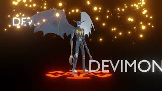 Devimon  Dandevimon Evolution Line [upl. by Kain]