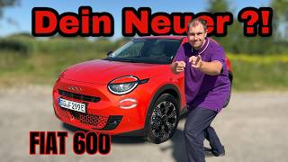 Fiat 600 La Prima  Ein perfektes Alltagselektroauto Alltagstest  Review  Test  4K [upl. by Airenahs]