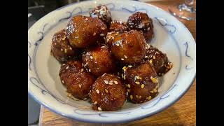 Sausage Balls in Worcestershire Sauce  treat for Bonfire night [upl. by Aurora]