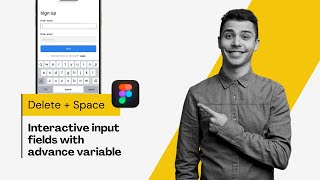 Figma Interactive Input Fields with Advanced Variables  Numeric amp Uppercase Keyboard Tutorial [upl. by Dardani]