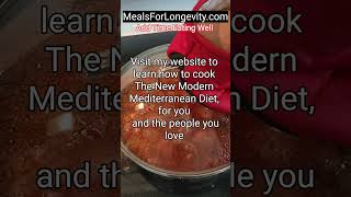 Flavoring Bolognese Meat Sauce with fresh herbs for the Lasagna of The New Modern Mediterranean Diet [upl. by Nwahsal]