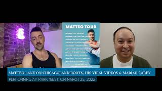 Matteo Lane comedy standup interview talking viral videos growing up in Chicagoland amp Mariah Carey [upl. by Asirret295]