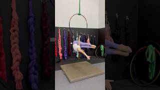 Meathook progress☂️ aerialist aerialhoop lyra lyrahoop aerialarts meathook southafrica [upl. by Latoye]