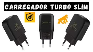 CARREGADOR TURBO SLIM QC 30 18W  GSHIELD [upl. by Baylor]