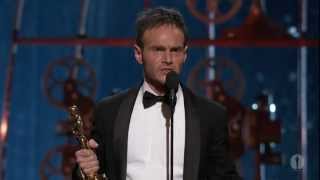 Chris Terrio winning Best Adapted Screenplay for quotArgoquot [upl. by Mehelhteb728]