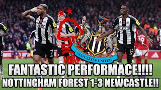 FANTASTIC PERFORMACE NOTTINGHAM FOREST VS NEWCASTLE 13 [upl. by Asillem]