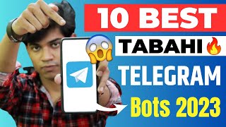 Top 10 Telegram Bots 2024  Super Useful ✅  Best Telegram Bots 2024  SecretHidden Telegram Bots [upl. by Sirak]