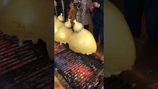 CACIOCAVALLO IMPICCATO ALLA BRACE 🤤🔥 streetfood italy queso foodlover cheese food pizza [upl. by Adev]