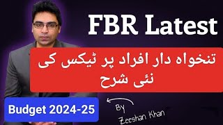 New Tax Rate on Salary Income 2025  Updated Tax slabs of Salary Persons  تنخواہ پر ٹیکس کی نئی شرح [upl. by Eicarg]