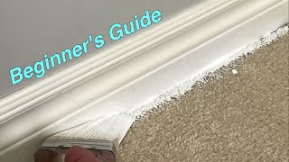 How To Paint Baseboards Over Carpet [upl. by Eednas]