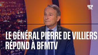 Linterview du général Pierre de Villiers sur BFMTV en intégralité [upl. by Joh]