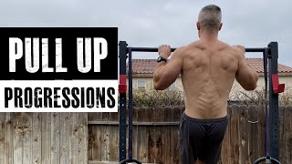 Pull Up Progression from beginner to advanced in one video [upl. by Marlen]