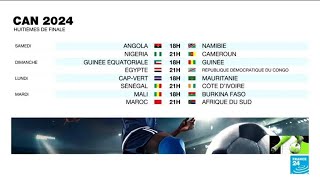 CAN 2024  Découvrez le programme complet des huitièmes de finale • FRANCE 24 [upl. by Nosyarg993]