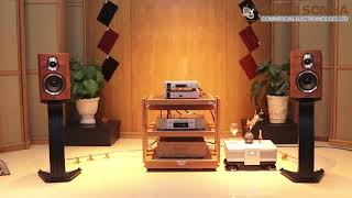 Cặp Loa Sonus Faber Sonetto II amp Pre Amply Goldmund Metis 2 amp Power Amply Goldmund Metis 3 [upl. by Mmada]