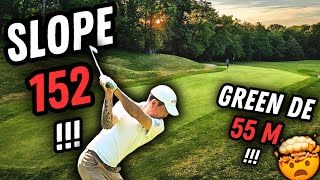 RECORD DUN PARCOURS SLOPE 152  🤯 Mulligan challenge 4  Golf du château dAugerville [upl. by Essined]