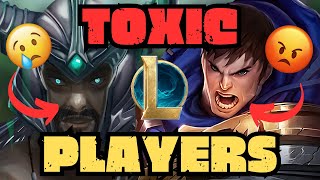 Ranked League is Toxic TOP LANE [upl. by Ridan]