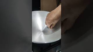 How to remove sticker from utensils  Kitchen hacks shortsviral kitchentips [upl. by Comyns170]