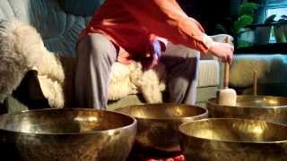 Klangschalen Meditation Singing bowls meditation 02 [upl. by Kaliski]