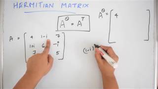 Hermitian Matrix  Linear Algebra  Very easy [upl. by Ayokahs401]