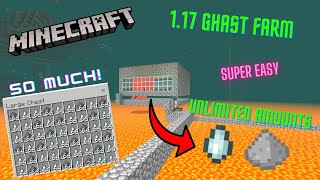 Simple 120 Ghast Farm Java and Bedrock [upl. by Enaed]