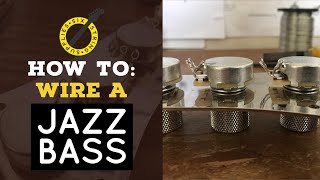 Jazz Bass Wiring  How to wire a Fender Jazz Bass [upl. by Flavius]