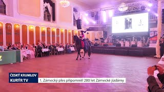 1 Zámecký ples připomněl 280 let Zámecké jízdárny [upl. by Lleznod125]