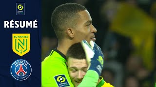 FC NANTES  PARIS SAINTGERMAIN 3  1  Résumé  FCN  PSG  20212022 [upl. by Oivaf]