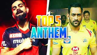 Top 5 Best IPL Team Anthems  WhistlePodu Playbold [upl. by Burr]