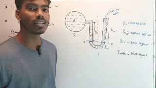 U Tube Manometer  Fluid Mechanics  Ajay Sir  engineering education fluidmechanics pw [upl. by Ellenod]