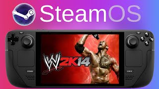 WWE 2K14 RPCS3 PS3 Emulation  Steam Deck [upl. by Aidnyc442]