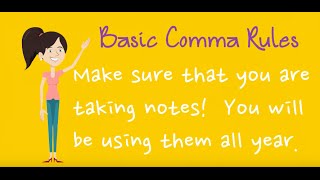 Basic Comma Rules [upl. by Lundquist]