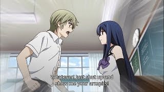 Gokukoku No Brynhildr 極黒のブリュンヒルデ Episode 1 Review  First impression [upl. by Anailuig]