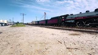 Mainline STEAM in MISSOURI CANADIAN PACIFIC KANSAS CITY Railroad on June 27 2024 [upl. by Thielen]