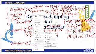 Statistika Matematika 1  Distribusi Sampling Jumlah Kuadrat [upl. by Niawd]