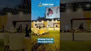 Glimpses From Pre Launch Party  New Luxury Project  Prateek Group [upl. by Atsylak]