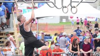 Reese Pankratz Conquers 2015 Rockford Ninja Warrior Course for 2nd time [upl. by Lekzehcey]