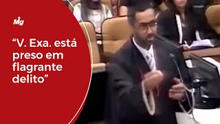 Advogado dá voz de prisão a desembargador após ter sustentação negada [upl. by Mctyre998]