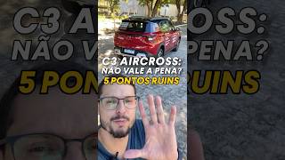 Citroën C3 Aircross 5 pontos negativos que você tem que saber do SUV concorrente da Chevrolet Spin [upl. by Adnil]