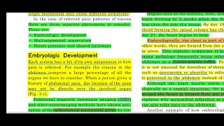 Chap 03  Pain types and visceral pain mechanisms Clinical Decision making Differential diagnosis [upl. by Brodie425]