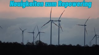 NiemegkHaseloff wind farm news on repowering Vestas Enercon wind turbines 20122023 [upl. by Karlen714]