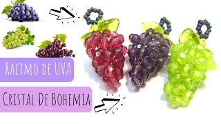 Racimo de Uva con Facetadas de Bohemia  Tutorial DIY [upl. by Eiramik]