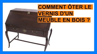 Comment ôter le vernis dun meuble en bois [upl. by Jaenicke]