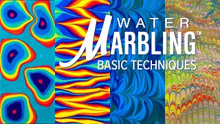 Learn how to use these Water Marbling™ Techniques  DecoArt® [upl. by Estrin581]