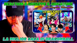 cavernadiplatone REACTION alla Miglior saga di Dragon Ball di GiosephTheGamer wMasulloIlFuturo [upl. by Owades]