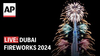 Dubai fireworks 2024 Watch the UAE ring in the New Year [upl. by Angie540]