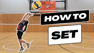 How to Set a Volleyball Setting Skills made Simple volleyball [upl. by Ahsenyt483]