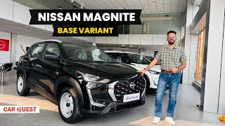 2024 Nissan Magnite Base Variant Walkaround  Visia Variant  Car Quest [upl. by Reivilo]