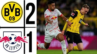 🟡 Dortmund vs Rb Leipzig 21 bvb09  All Goals amp HIGHLIGHTS  Bundesliga 2024 [upl. by Faulkner507]